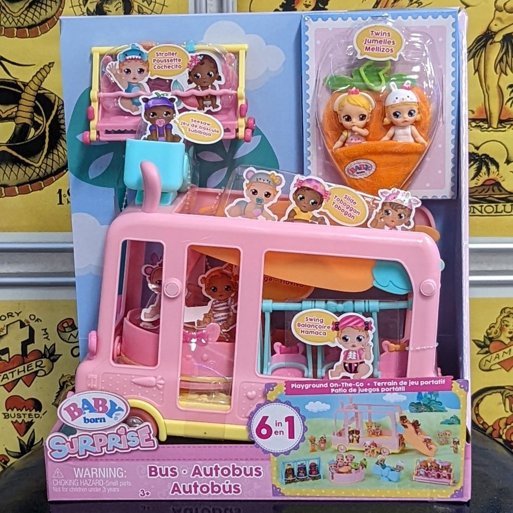 Baby Born Surprise Mini Babies Bus